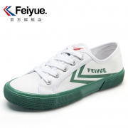 feiyue 飞跃 女鞋帆布鞋春季新款小白鞋低帮板鞋情侣款街拍潮鞋  券后108元