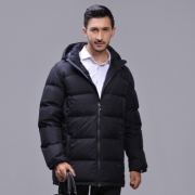 君羽 B52001 男士连帽鹅绒羽绒服 800蓬 +凑单品 588元包邮（羽绒服合460元）