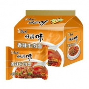 康师傅 方便面（KSF） 好滋味 香辣牛肉 泡面 五连包