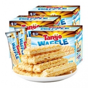Tango 咔咔脆 牛奶威化饼干 160g*3盒 19.9元包邮（双重优惠）