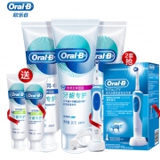历史低价、补贴购： Oral-B 牙龈专护牙膏 （90g*6支+40g*4支） + D12电动牙刷 88元包邮（138元，返50元猫超卡）
