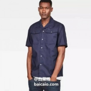 限M码，G-Star Raw Bristum 男士工装牛津短袖衬衫 Prime会员免费直邮含税
