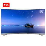 18点开始、历史低价：TCL 55A950CS 曲面液晶电视 2588元包邮