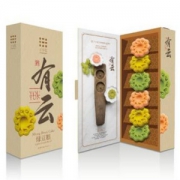 高端中式点心，于小菓 有云绿豆饼绿豆糕 6块180g