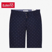 Baleno班尼路 88610015 男士纯棉休闲短裤
