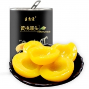【巨鑫源】2大罐装黄桃水果罐头