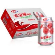 宏宝莱 荔枝味汽水 12*330ml 19.9元包邮（需用券）