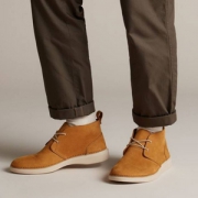 多尺码，Clarks 其乐 Hale Lo 男士牛皮高帮休闲鞋 Prime会员免费直邮含税