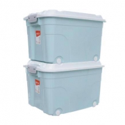 10号0点：Citylong 禧天龙 X6055 塑料收纳箱 60L 2个装