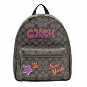Coach 蔻驰 F31499QBNU9 Charlie 女士涂鸦双肩背包 中号 1125.6元包邮