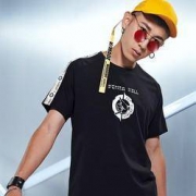 361度 电竞系列 651829121 男子圆领短T恤
