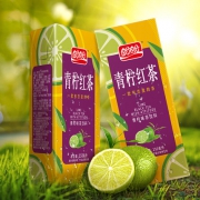 盼盼 青柠红茶果汁饮料 250ml*16盒装 19.9元包邮
