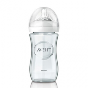 再降价： AVENT 新安怡 宽口径自然原生玻璃奶瓶 240m  79元