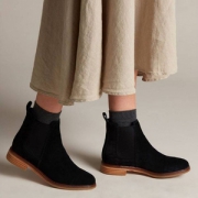 Clarks 其乐 Clarkdale Arlo女士英伦切尔西靴短靴