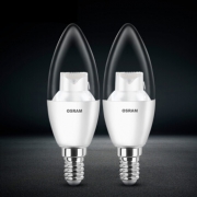 OSRAM 欧司朗 led蜡烛泡 E14 小螺口 3.3W*10只 暖光 85.5元包邮（需用券）