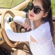2双装 冰丝袖套女加长款防晒手套 券后￥6.9