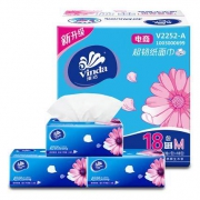 16点开始： Vinda 维达 超韧系列 3层130抽*18包（153*195mm） *2件