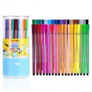 PLUS会员：得力 7068 可洗水彩笔/绘画笔 36色/筒 *5件 35.7元（合7.14元/件）