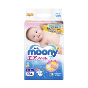 moony 尤妮佳 婴儿纸尿裤 S84片*4件 243.41元含税包邮（合60.85元/件）