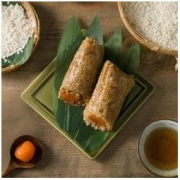 网易严选 袋装黑猪肉粽/黑猪蛋黄粽 130g*4只 36元