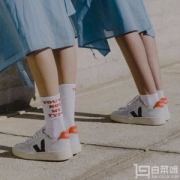 法国潮牌 VEJA 男款真皮休闲小白鞋