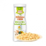 贝斯美（Bestme）牛奶南瓜小馒头 宝宝零食 营养饼干 108g *3件 31.2元（满3件5折，合10.4元/件）