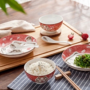 京东PLUS会员： 雅诚德 arst釉下彩 陶瓷餐具套装 6头 *2件 56元（合28元/件）