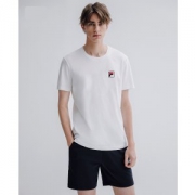FILA 斐乐 商场同款 男时尚圆领T恤 295元16日0点抢 限前500件