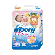 8日0点：moony 尤妮佳 新生儿纸尿裤 NB90片*4件 282.84元含税包邮（需用券，合70.71元/件）