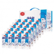 三元 经典小方白全脂纯牛奶250ml*24盒