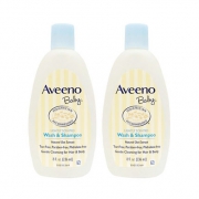 8日0点：Aveeno 婴儿洗发沐浴二合一 236ml*2瓶 *2件 125.9元包邮（前2小时，需用券）