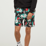 18日0点：H＆M 男士 印花沙滩裤