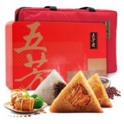 4日0点：WUFANGZHAI五芳斋粽子礼盒五芳团聚4口味1.12kg（8只）端午高端铁盒*6件