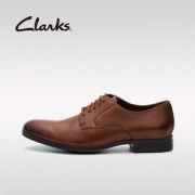限US10.5码，CLARKS 其乐 Conwell Plain 男士真皮正装鞋 Prime会员免费直邮含税