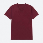 限尺码：UNIQLO 优衣库 408965  男女袋装V领T恤