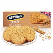 Mcvitie's 麦维他 高纤全麦消化饼干 原味 400g 9.9元