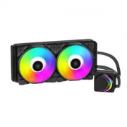 PCCOOLER超频三偃月240RGB一体式CPU水冷散热器（多平台、兼容4厂主板RGB灯效）