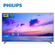 6日0点、70寸巨幕、4K+HDR： PHILIPS 飞利浦 70PUF6894/T3 70英寸 4K 液晶电视