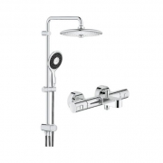 6日0点： GROHE 高仪 恒温淋雨花洒套装 260mm顶喷+恒温龙头 2474元包邮（限前2小时）