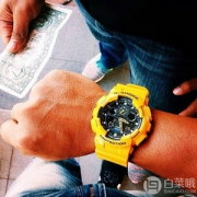 Casio 卡西欧 G-Shock系列 GA-100A-9AER 男士双显运动手表 Prime会员免费直邮含税