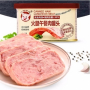 小猪呵呵 火腿午餐肉罐头198g *11件 91.16元
