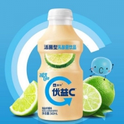 蒙牛 优益C 活菌型乳酸菌乳饮品 海盐柠檬味/原味 340ml*4瓶 *9件 79.82元