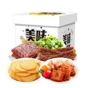 天猫 盐津铺子 零食超值礼盒 1120g/盒 24.9元包邮（需用券）