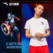 漫威联名，安踏 美国队长 潮流T恤