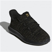 补货！Adidas Tubular Shadow大童版黑金小椰子