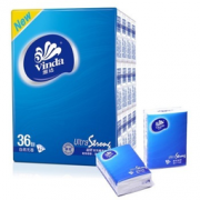 Vinda 维达 超韧系列 手帕纸 4层*36包  10.9元