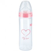 中亚Prime会员： NUK 纤巧宽口 PP奶瓶 彩色 250ml  20.81元包邮