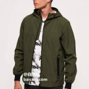 限M码，Superdry 极度干燥 Echo Beach Cagoule 男士连帽运动夹克 Prime会员免费直邮含税