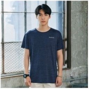 探路者 速干T恤  KAJH81193 藏蓝花纱（男） S *3件 167元（满减，合55.6元／件）