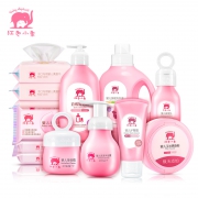 Baby elephant 红色小象 婴儿洗护全家系列 14件套  券后79元